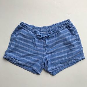 Old Navy Linen Striped Loose Fit Shorts